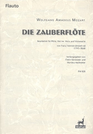 Die Zauberflte fr Flte, Violine, Viola und Violoncello Stimmen