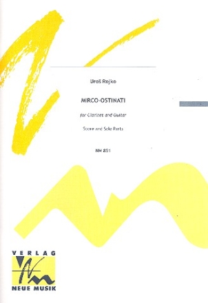 Micro-Ostinati fr Klarinette und Gitarre Partitur und Stimmen