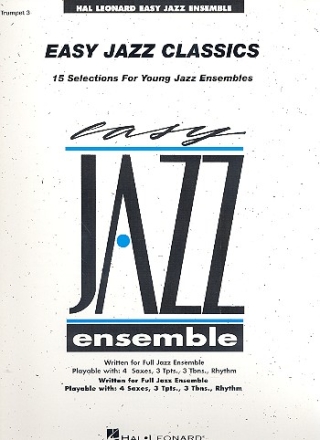 Easy Jazz Classics for young jazz ensemble trumpet 3