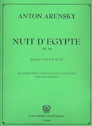 Nuit d'Egypte op.50 Klavierauszug 