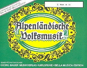 Alpenlndische Volksmusik: fr Blasorchester Horn 2 in Es