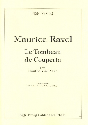 Le tombeau de Couperin fr Oboe und Klavier
