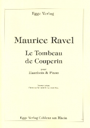 Le Tombeau de Couperin fr Oboe und Klavier