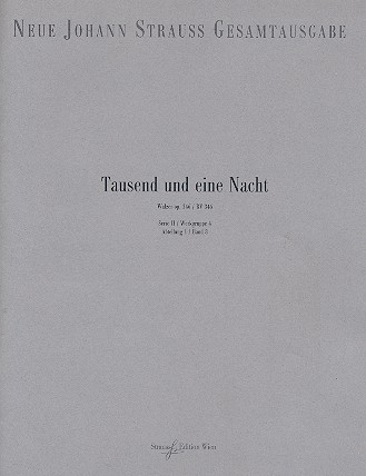Tausend und eine Nacht op.346 fr Orchester Partitur