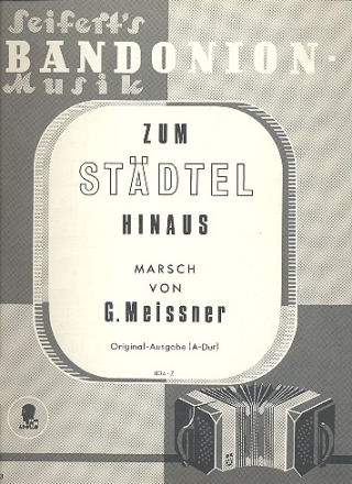 Zum Stdtel hinaus fr Bandoneon