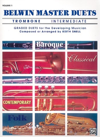 Belwin Master Duets vol.1 - intermediate for trombone