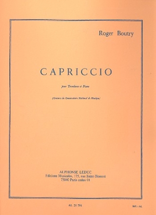 Capriccio pour trombone et piano