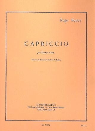 Capriccio pour trombone et piano