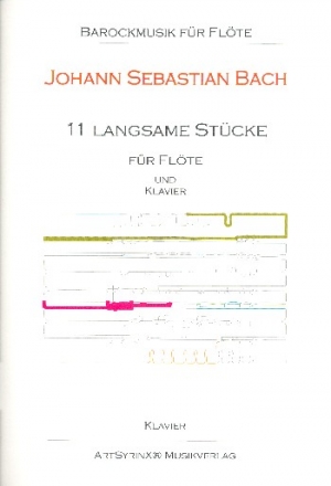 11 langsame Stcke fr Flte und Klavier Klavierbegleitung