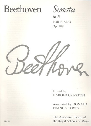 Sonata E flat major op.109 for piano