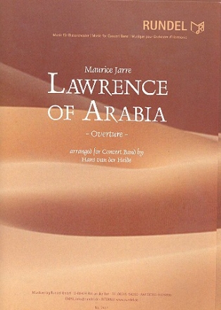 Ouvertre zu Lawrence of Arabia: fr Blasorchester Partitur und Stimmen