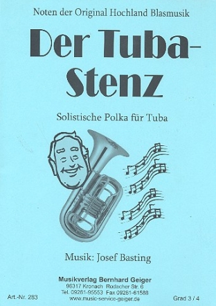 Der Tuba-Stenz fr Tuba und Blasorchester Direktion und Stimmen
