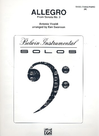 Allegro from Sonata Nr.3 for bass (tuba) and piano