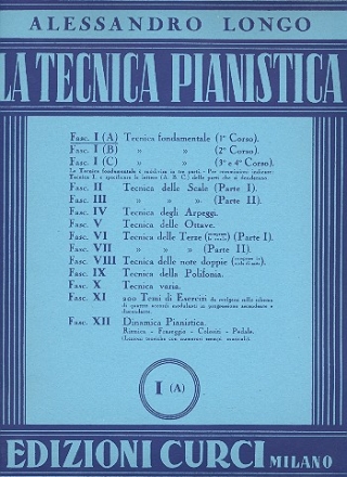 Tecnica pianistica vol.1a