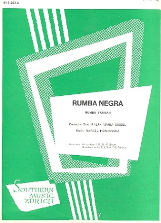 Rumba negra fr Akordeonorchester Akkordeon 1