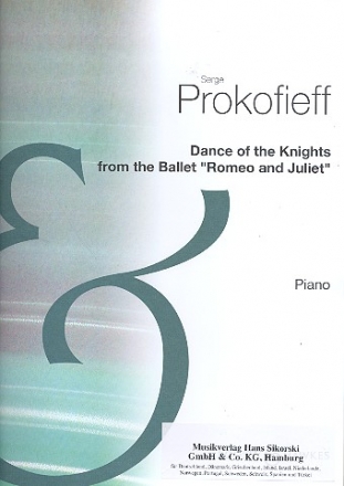 Tanz der Ritter aus Romeo und Julia fr Klavier