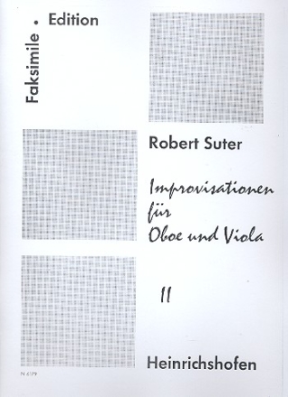 Improvisationen Band 2 fr Oboe und Viola Spielpartitur,  Faksimile