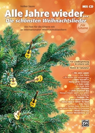 Alle Jahre wieder (+CD) fr Gitarre