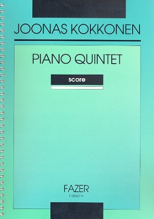 Piano Quintet for 2 violins, viola, cello and piano score