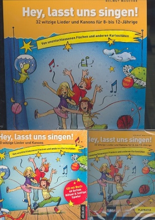 Hey lasst uns singen! (Liederbuch (+CD) +Playback-CD +Lieder-CD) Paket