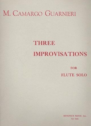 3 Improvisations  for flute solo