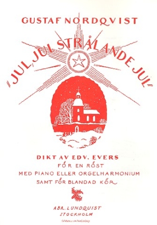 Jul jul stralande jul  for voice and piano