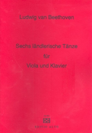 6 lndlerische Tnze fr Viola und Klavier
