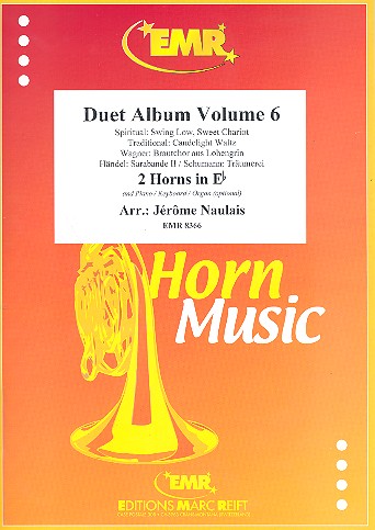 Duet Album vol.6 for 2 horn in Eb (piano/keyboard/organ ad lib) 2 scores
