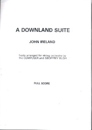 A Downland Suite for string orchestra score