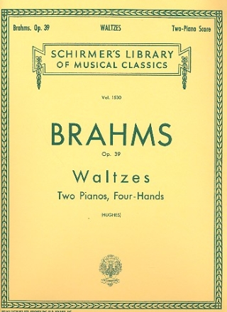 Walzer op.39  fr 2 Klaviere zu 4 Hnden