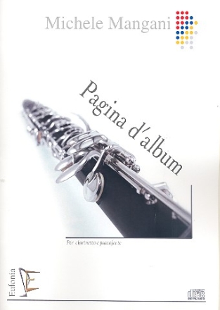 Pagina d'album (+Audio Download) per clarinetto e pianoforte e versione per  clarinette solo