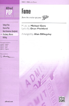 Fame for female chorus and piano score