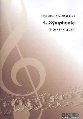 Sinfonie f-Moll Nr.4 op.13,4 fr Orgel