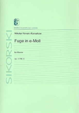 Fuge e-Moll op.17,6 fr Klavier Archivkopie