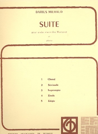 Suite pour ondes Martenot et piano