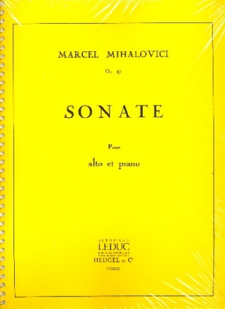 Sonate op.47 pour alto et piano