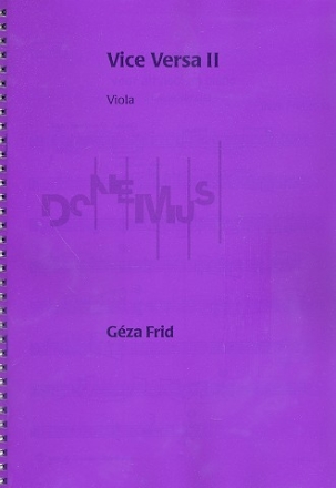 Vice versa no.2 op.96 for viola and piano score and part