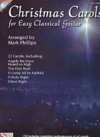 Christmas Carols (+CD) for easy guitar/tab