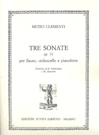 3 Sonate op.31 per flauto, violoncello et pianoforte parti