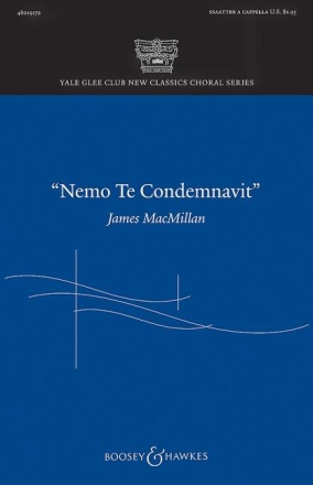Nemo te condemnavit fr gemischter Chor (SSAATTBB) a cappella Chorpartitur