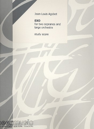 Exo for 2 sopranos and orchestra score