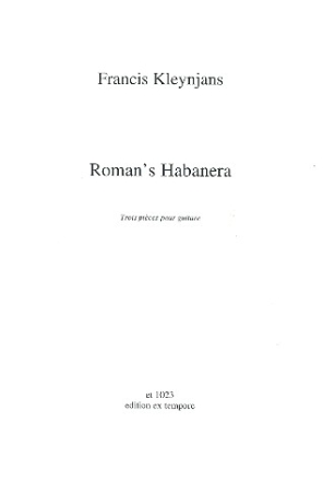 Roman's Habanera  pour guitare