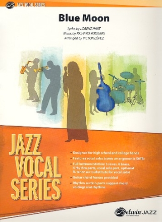 Blue Moon: for solo voice (instrument) and jazz ensemble score and parts
