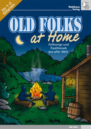 Old Folks at Home fr 1-2 Gitarren (mit Text) Spielpartitur