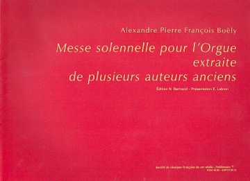 Messe solennelle pour orgue