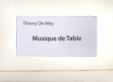Musique de table - for 3 performers score and parts