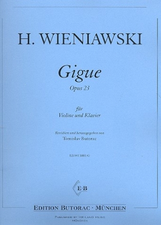 Gigue op.23 fr Violine und Klavier