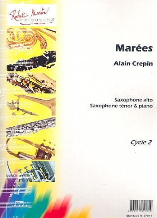 Marées pour saxophone alto (tenor) et piano