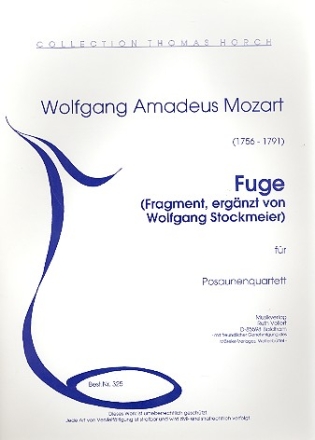 Fuge (Fragment) fr 4 Posaunen Stimmen