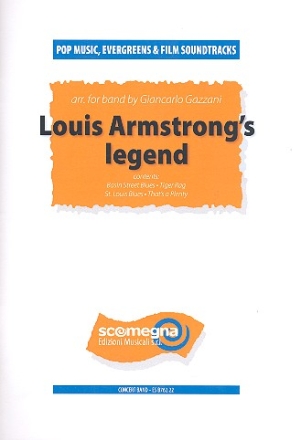 Louis Armstrong's Legend: fr Blasorchester Partitur und Stimmen